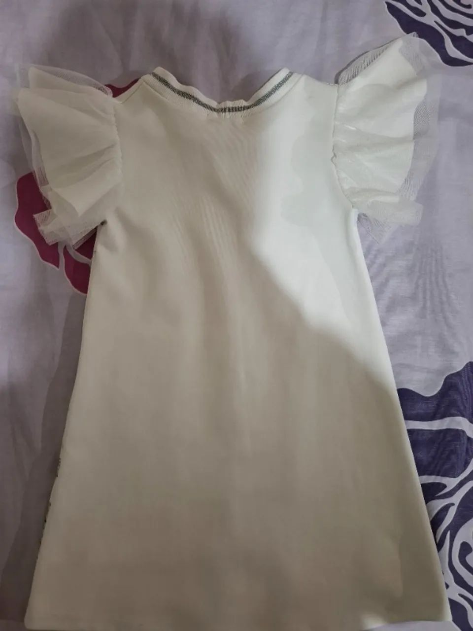 Vestido Branco Cachorrinhos Trupe Esperta - Foto 3