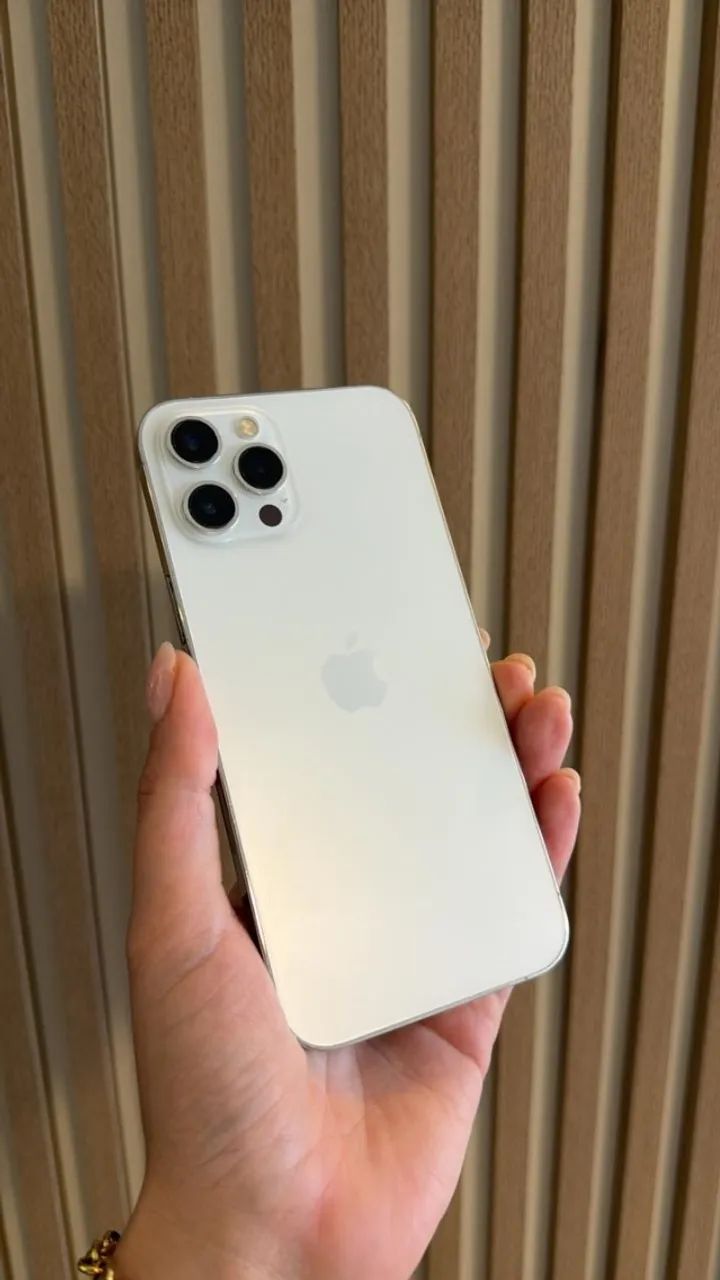 IPHONE 12 PRO MAX 128GB WHITE | SEMINOVO - Celulares e Smartphones