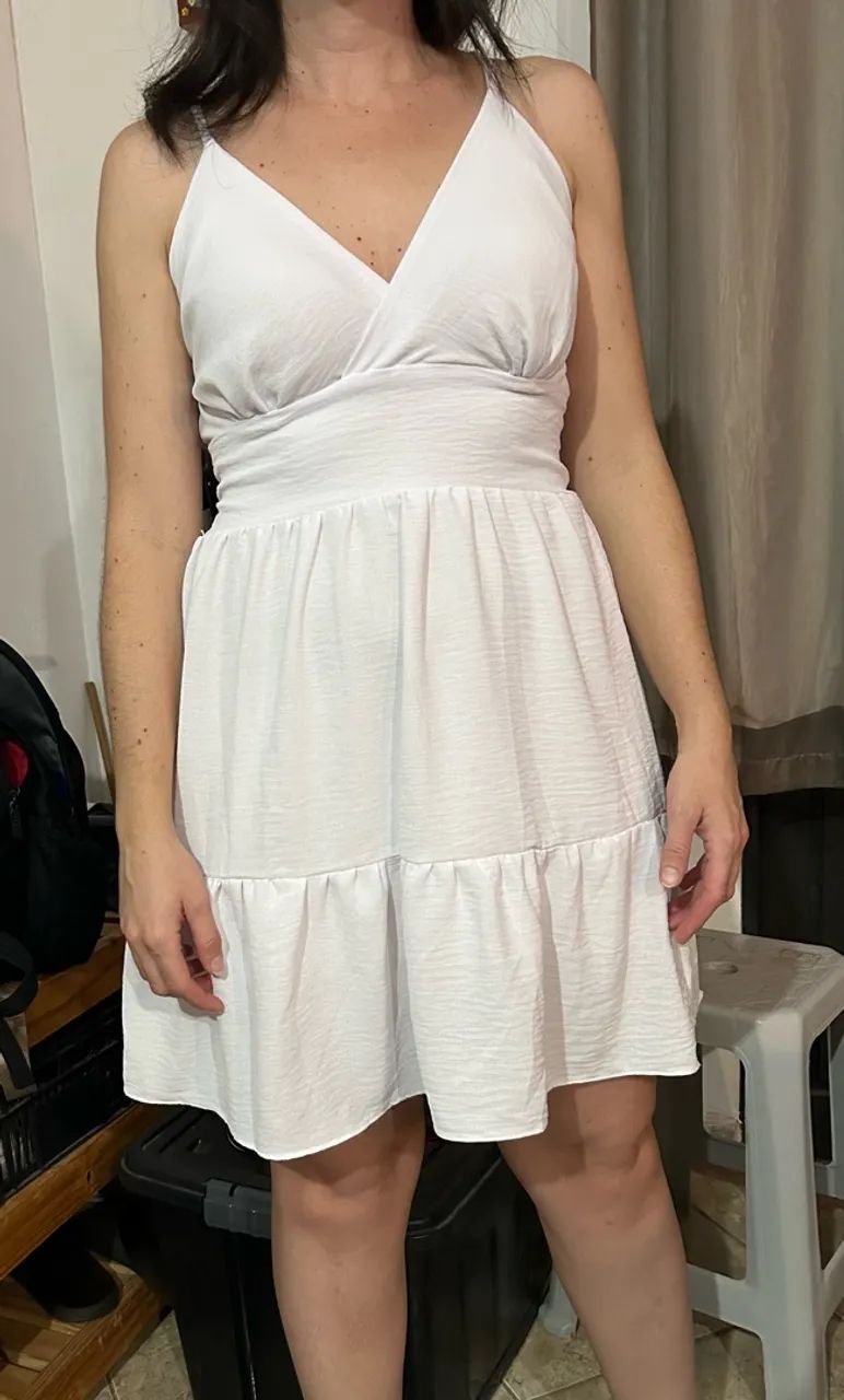 Vestido branco tamanho 40/42