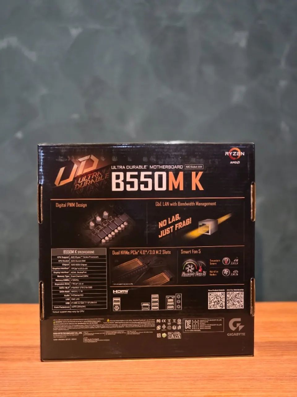 Placa-Mãe Gigabyte B550M K Ultra Durable - AM4 - Foto 3