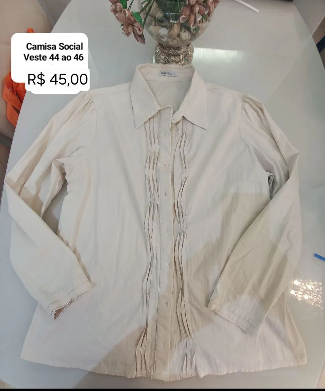 Camisa social manga - Foto 3