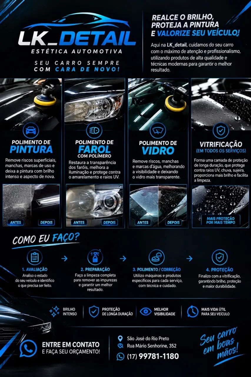 Seu carro com o brilho que merece 