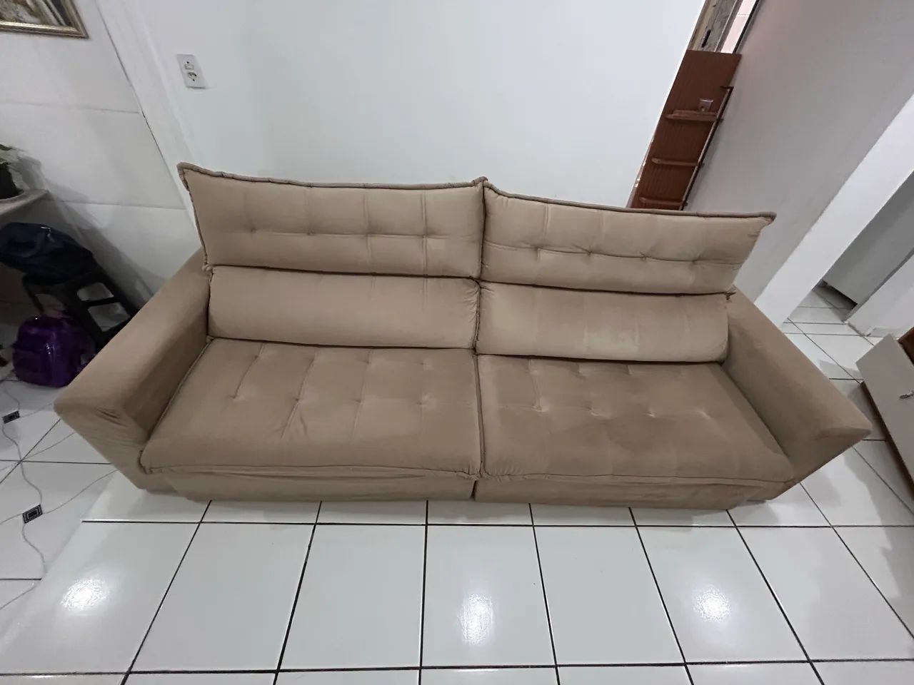 Sofá Retrátil e Reclinável 4 Lugares - Conforto Premium  - Foto 4