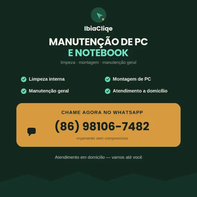 Limpeza, manutenção de PC e Notebook - vou até você - Foto 2