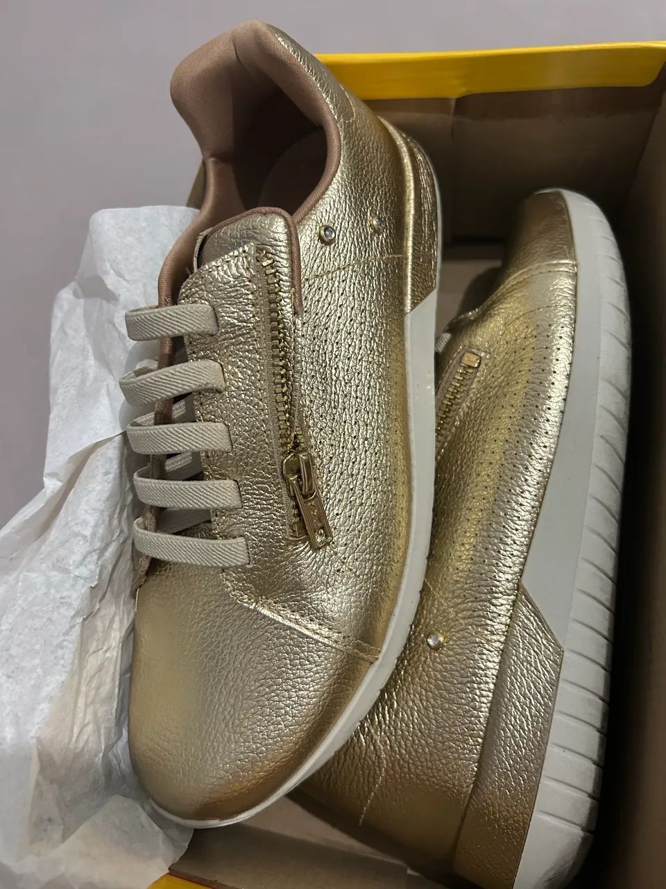 Tenis de Couro Usaflex - Foto 2