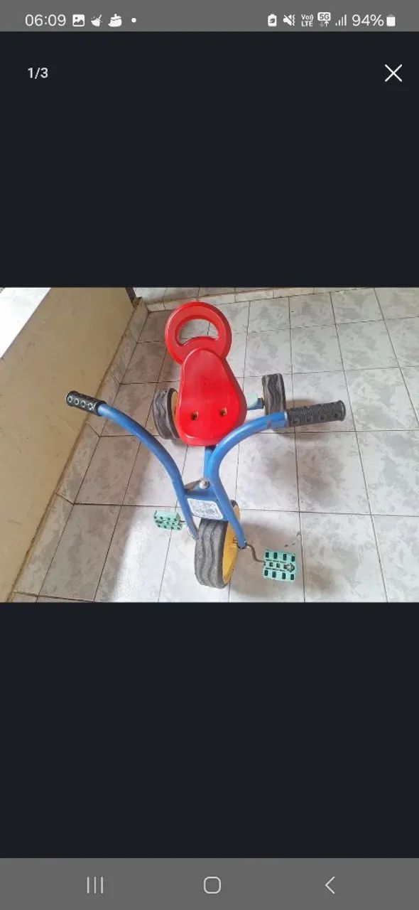 Triciclo infantil