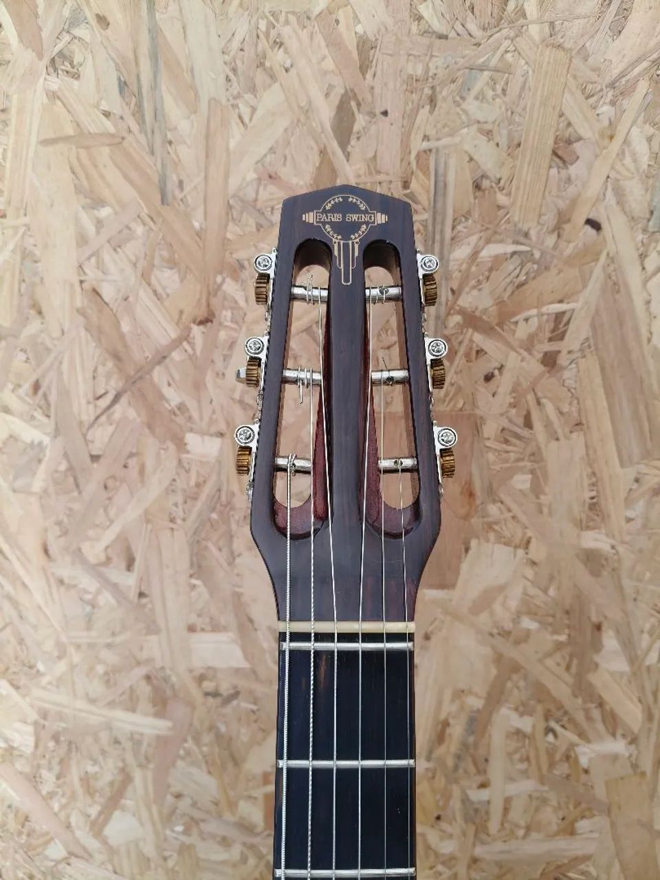 Violão gypssy jazz manouche feito na França - Foto 4