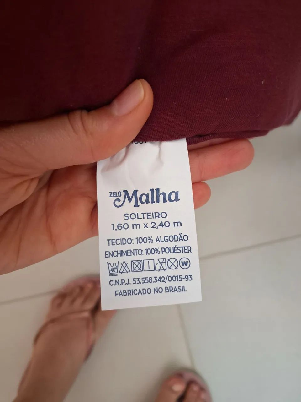 EDREDOM NOVO SOLTEIRO MALHA ZELO - Foto 3