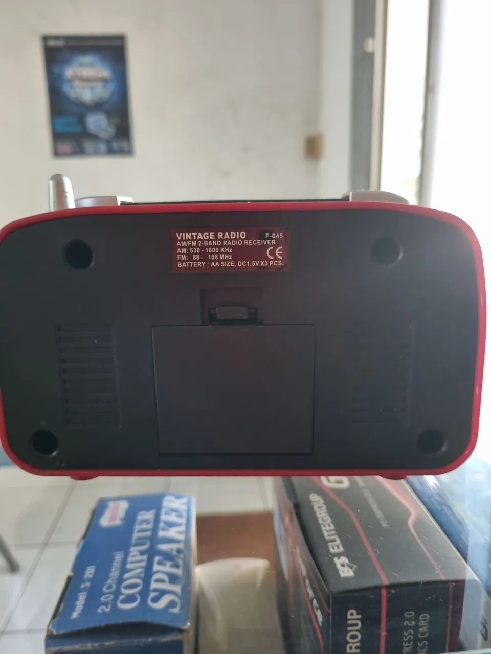 Rádio Retrô vermelho  - Foto 2