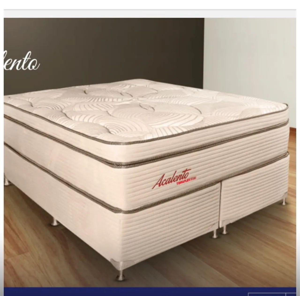 Cama box mais colchão 