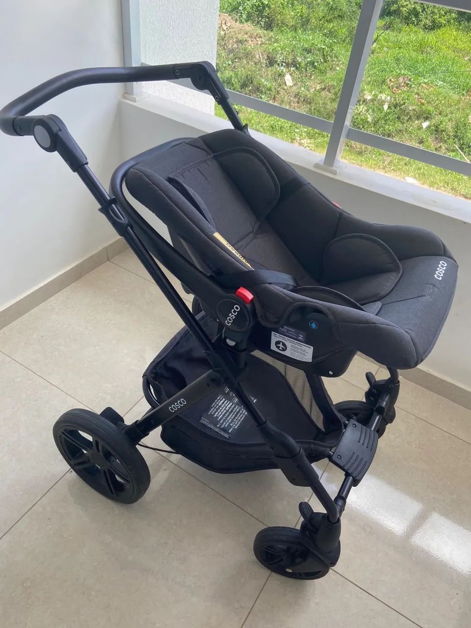 Carrinho bebê + bebê conforto a melhor linha da Cosco  - Foto 3