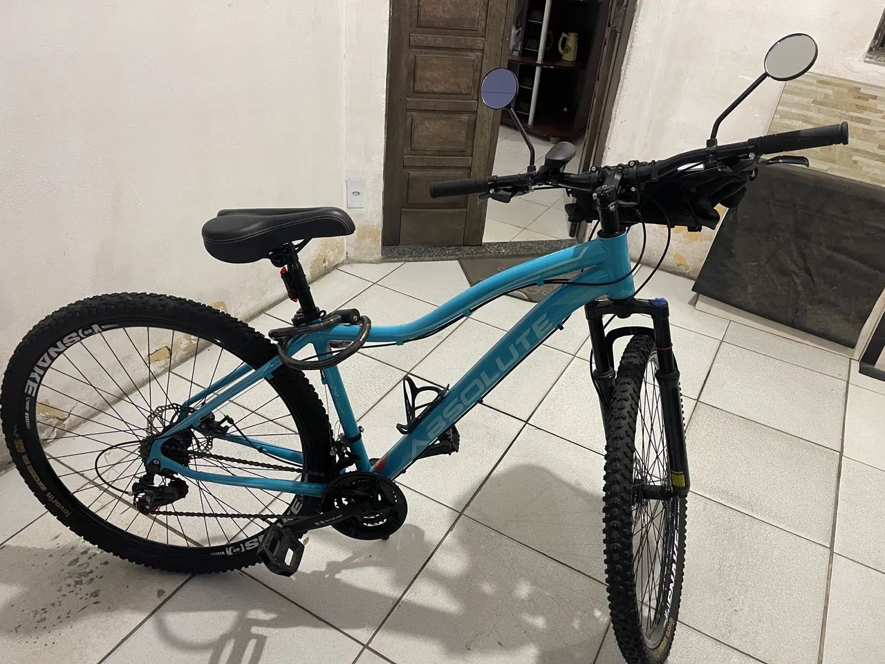 VENDO BICICLETA NOVA ARO 29 ABSOLUTE - AZUL - Foto 3