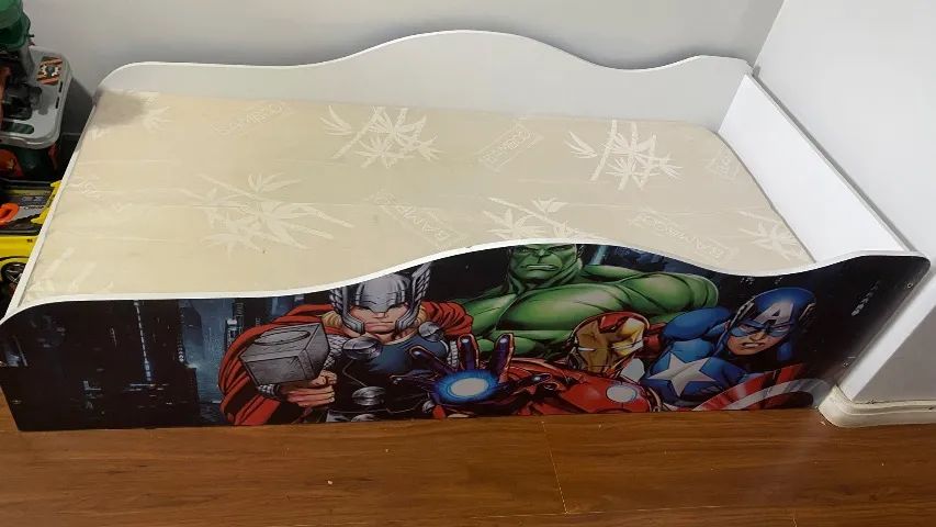 Mini cama com colchão  - Foto 3