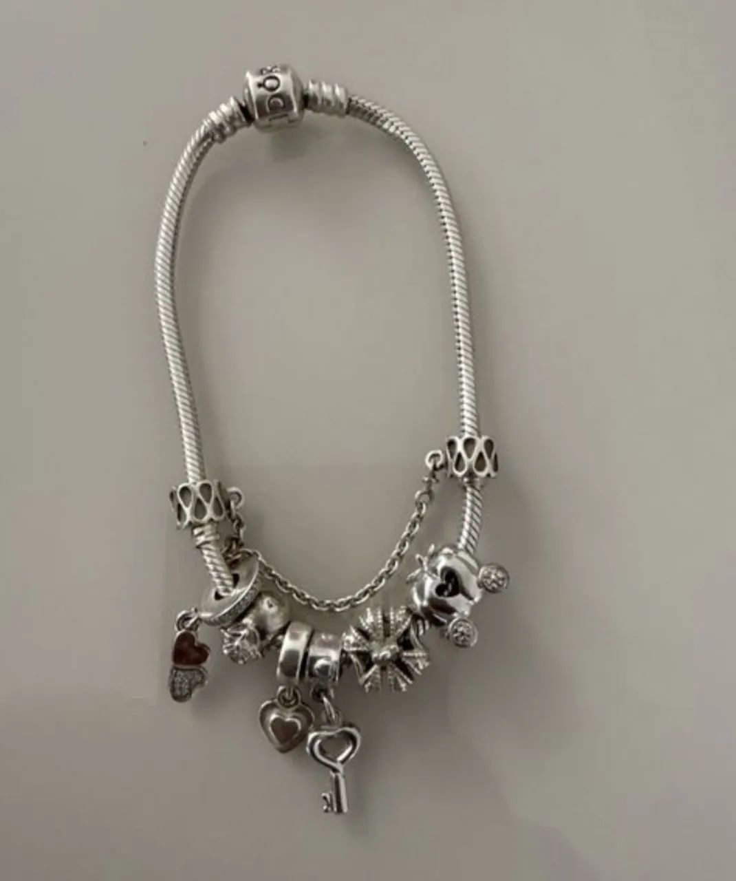 Pulseira Vivara prata 925 com berloque - Foto 2