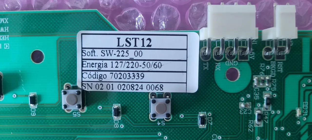 Placa interface lavadora Electrolux LST12 nova original. - Foto 2