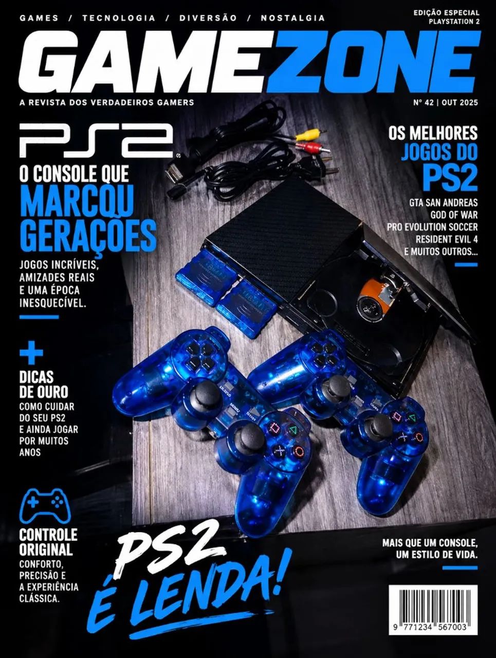 PS2 COM 3 JOGOS E 2 CONTROLES NO PRECINHO 