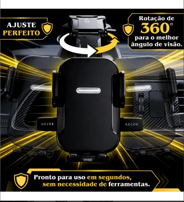 Suporte para Celular Universal com Ventosa Antiqueda - NOVO - Foto 4