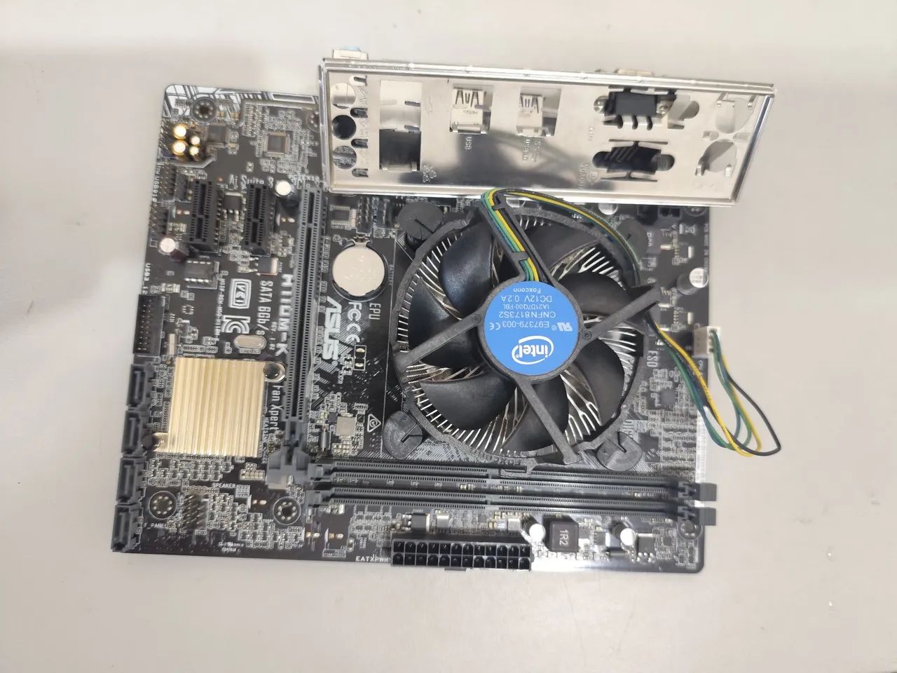 kit processador + placa mãe + cooler ddr4 
