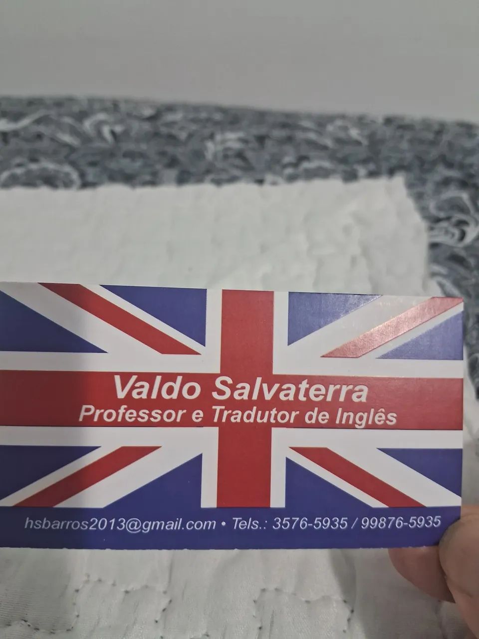 Professor/tradutor de Inglês para aulas presenciais ou on-line. 