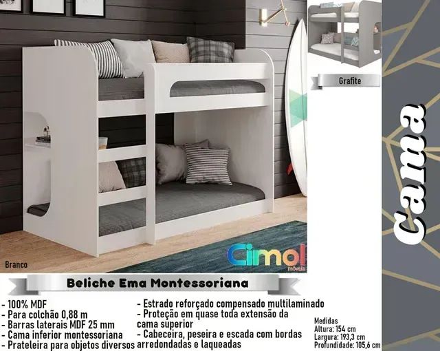Beliche Ema 100% MDF   Novo!  Pronta Entrega! - Foto 4