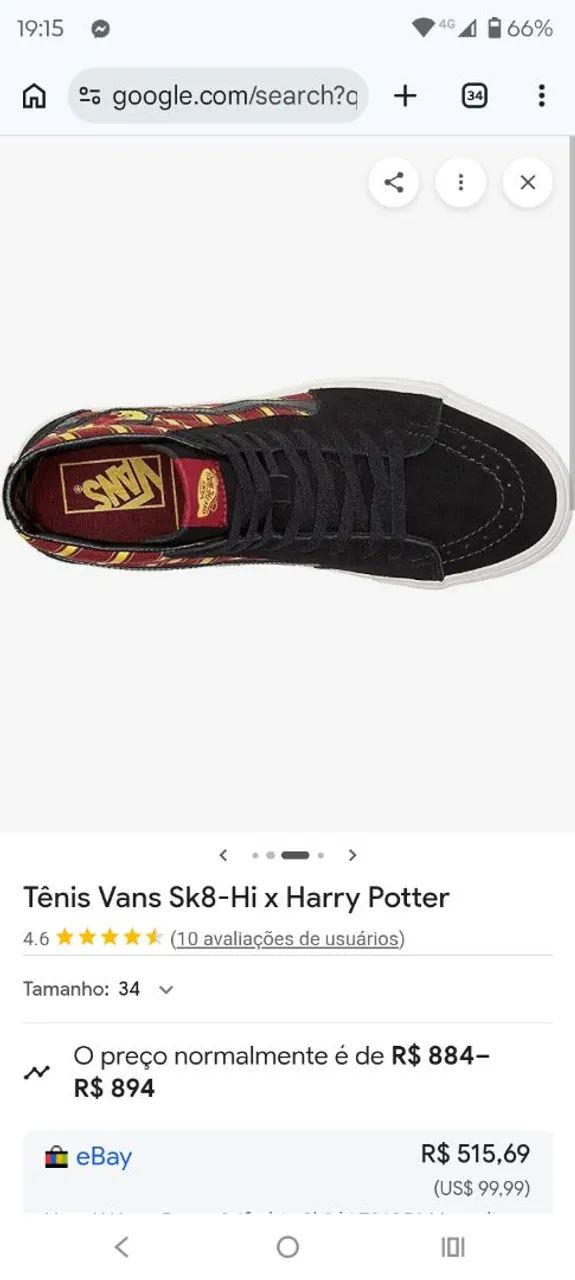 Tênis Vans Harry Potter Original  - Foto 2