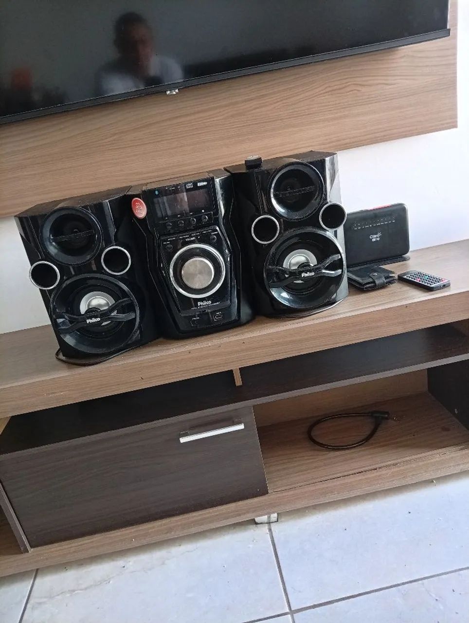 Vendo som de casa já com bluetooth e pendrive - Foto 2