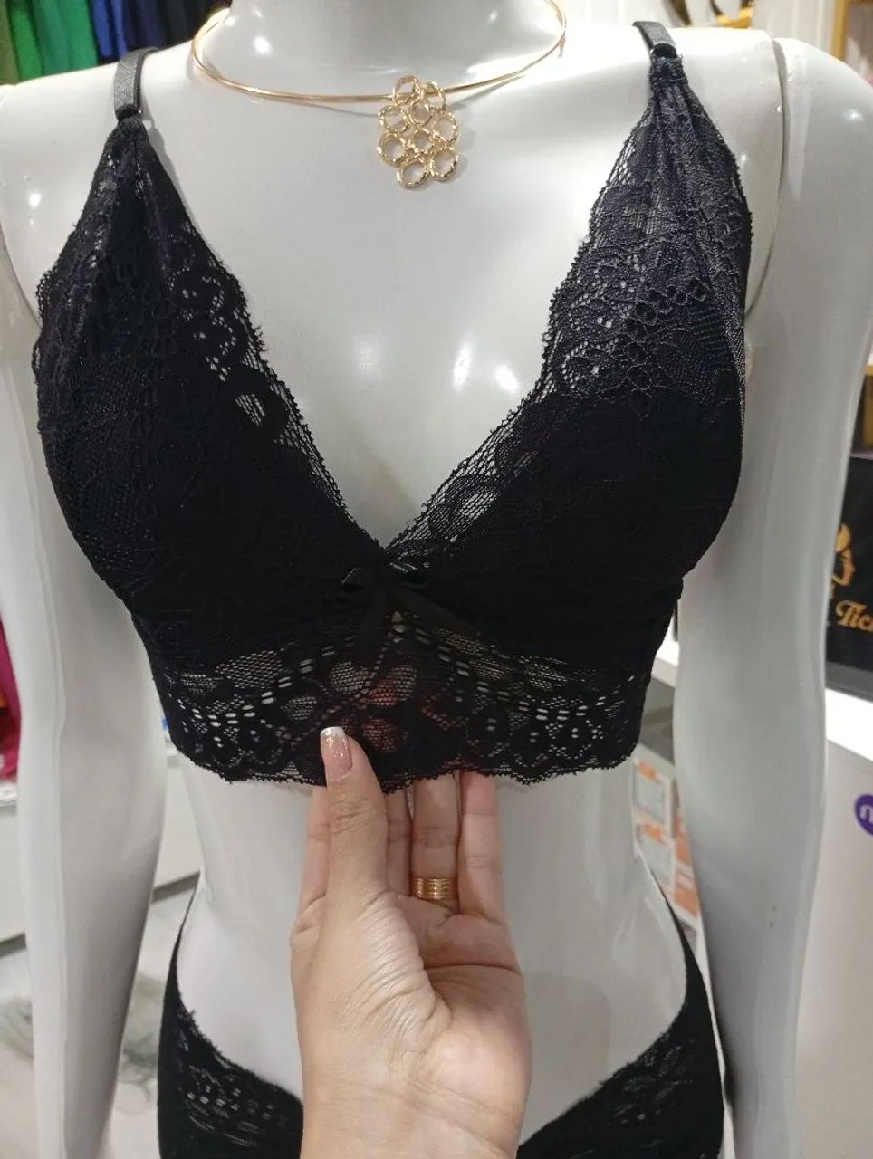 Lingerie em Renda premium Poliamida Espera Marido  - Foto 2