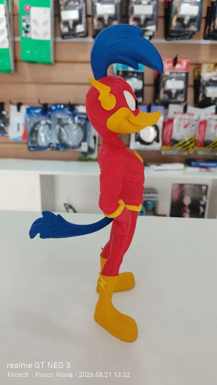 Papa-Léguas Flash 29cm - Boneco 3D Colecionável - Foto 3