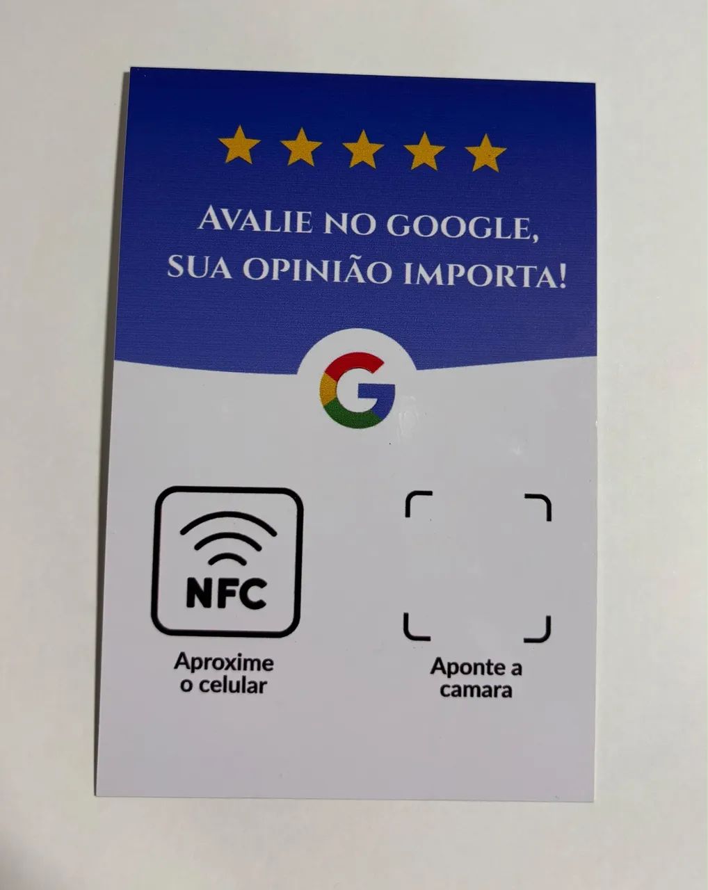 Placa NFC Avaliação google meu negócio 3 unidades - Foto 4