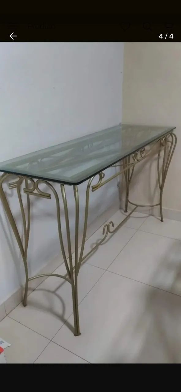 Mesa e Aparador Ferro Fundido  - Foto 5