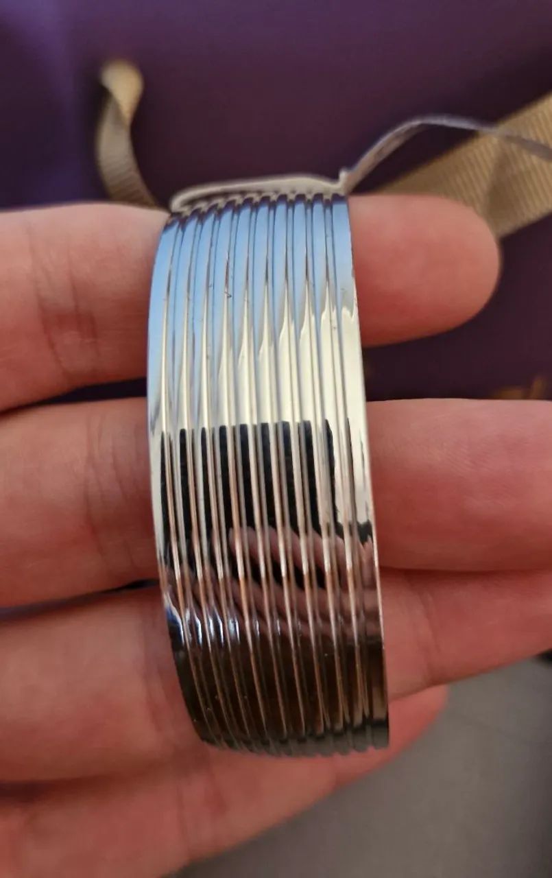 NOVA Semijoia Rommanel Pulseira Rhodium - Original - Foto 2