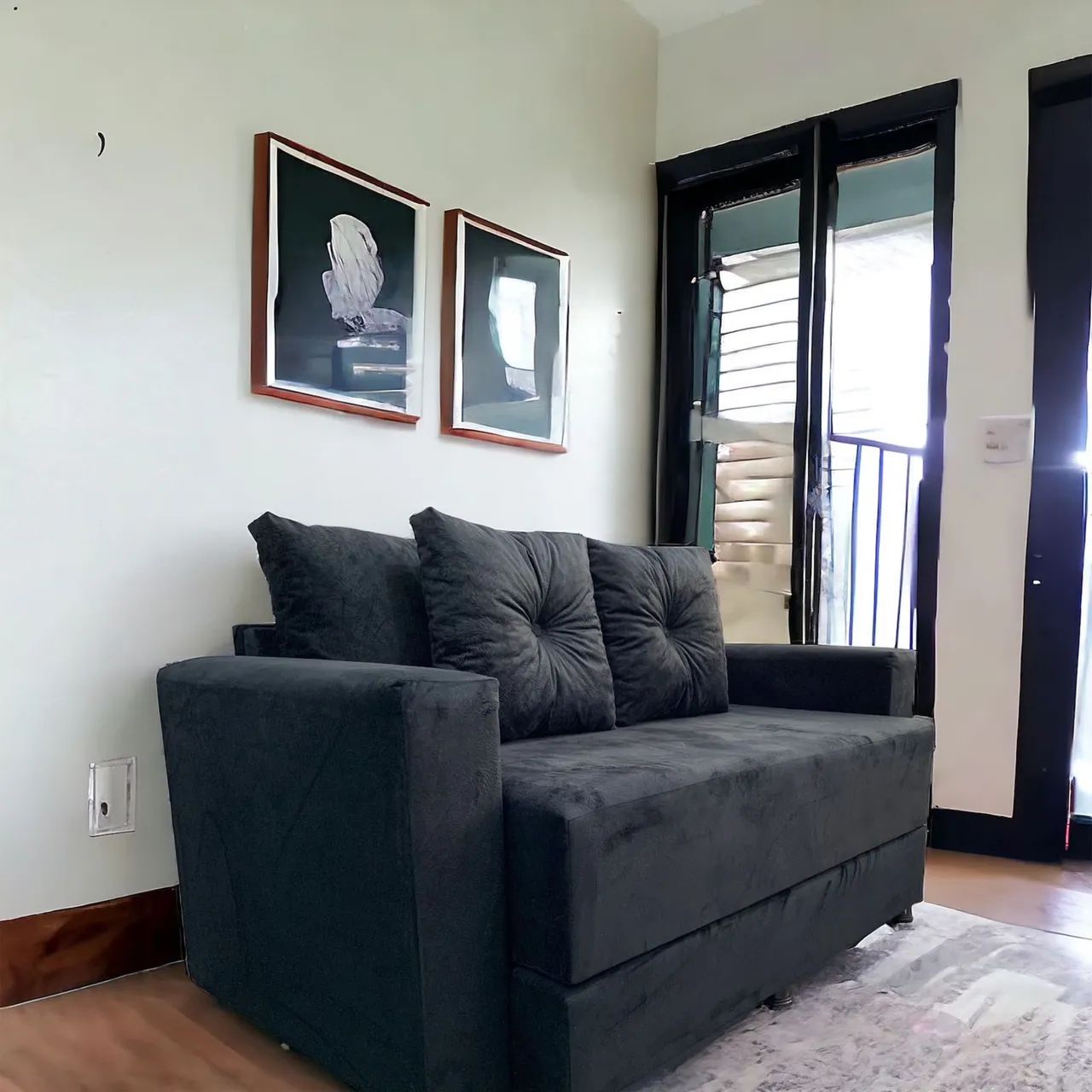 SOFÁ Cama Casal 1.60m Ótimo para AP/KITNET NOVOS pague na entrega  - Foto 3