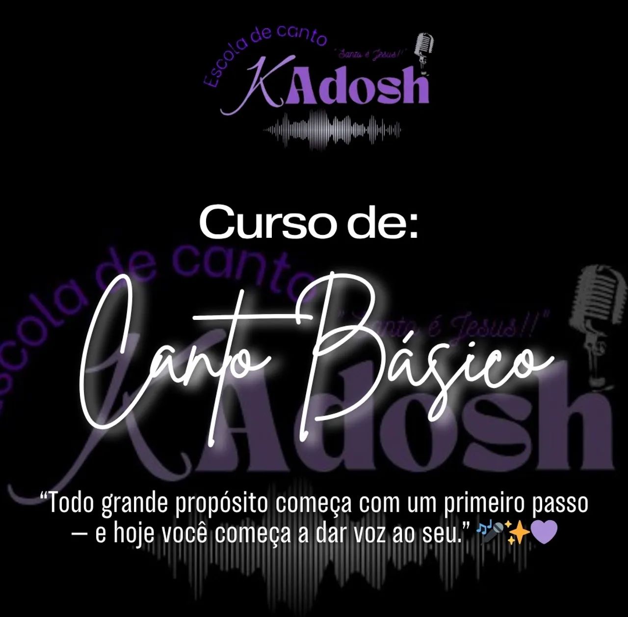 CURSO DE CANTO - BÁSICO 