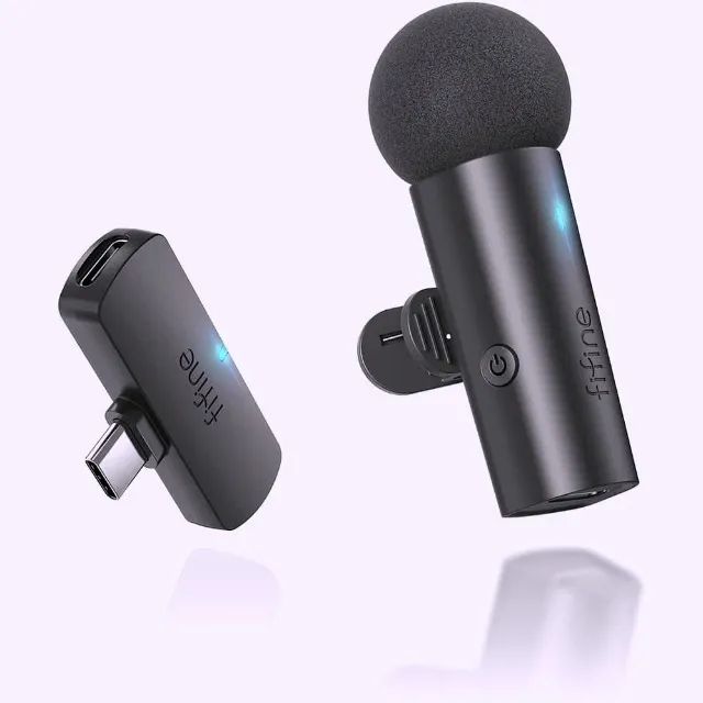 Microfone lapela Bluetooth Fifine M6 2.4G novo e lacrado à venda. - Foto 2