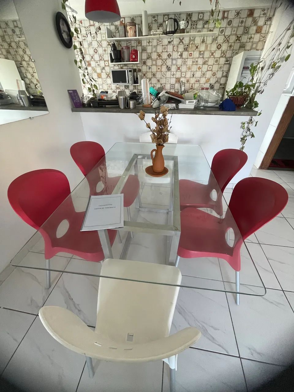 Mesa de vidro 