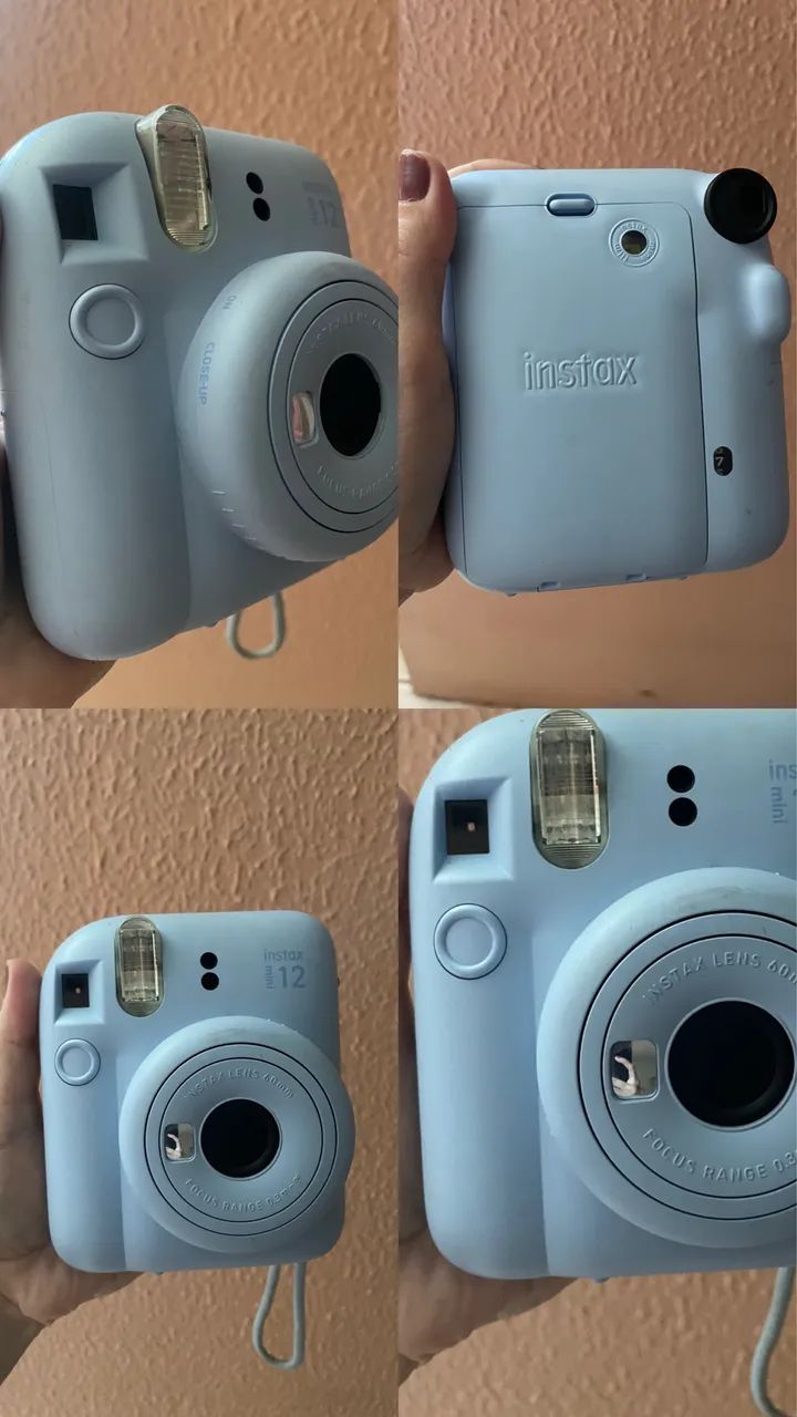 Câmera Instax Mini 12 - Seminova em perfeito estado!