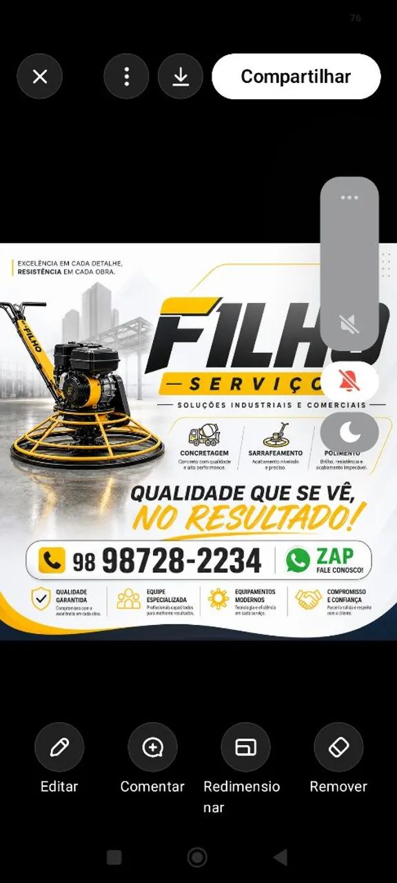 ? FILHO SERVIÇOS ? QUALIDADE, CONFIANÇA E PROFISSIONALISMO! ?