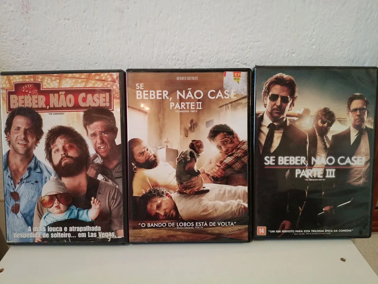 FILMES DVDS COLEÇÃO SE BEBER NAO CASE