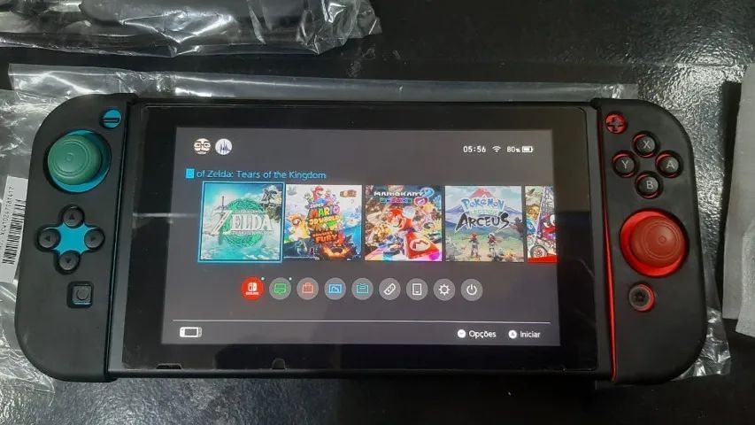 Nintendo Switch - Caixa e acessórios originais - Foto 3