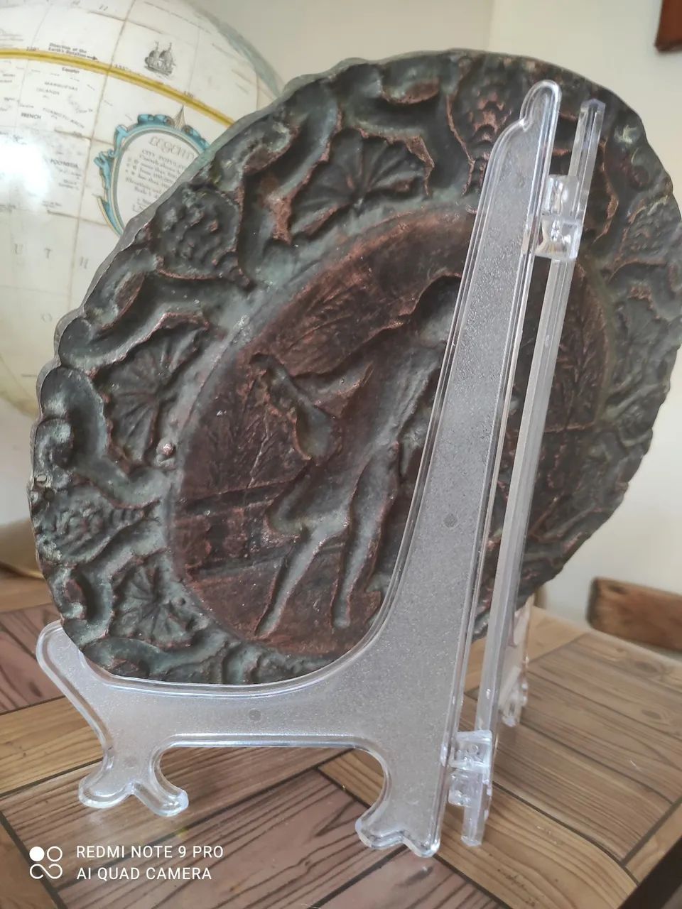 Placa para decoração,metal , antiga: - Foto 5