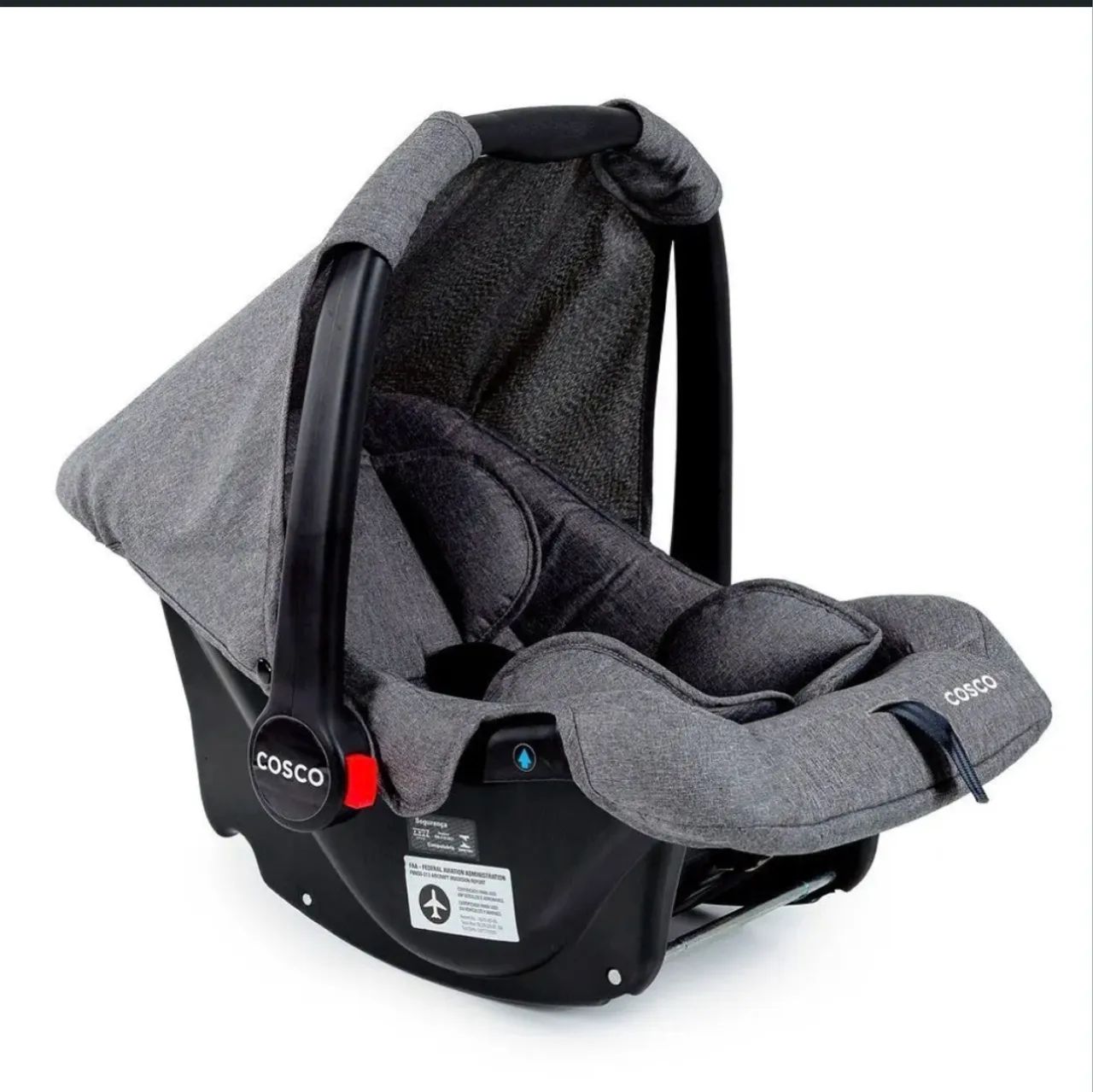 Carrinho de Bebê Cosco com Bebê conforto  - Foto 4