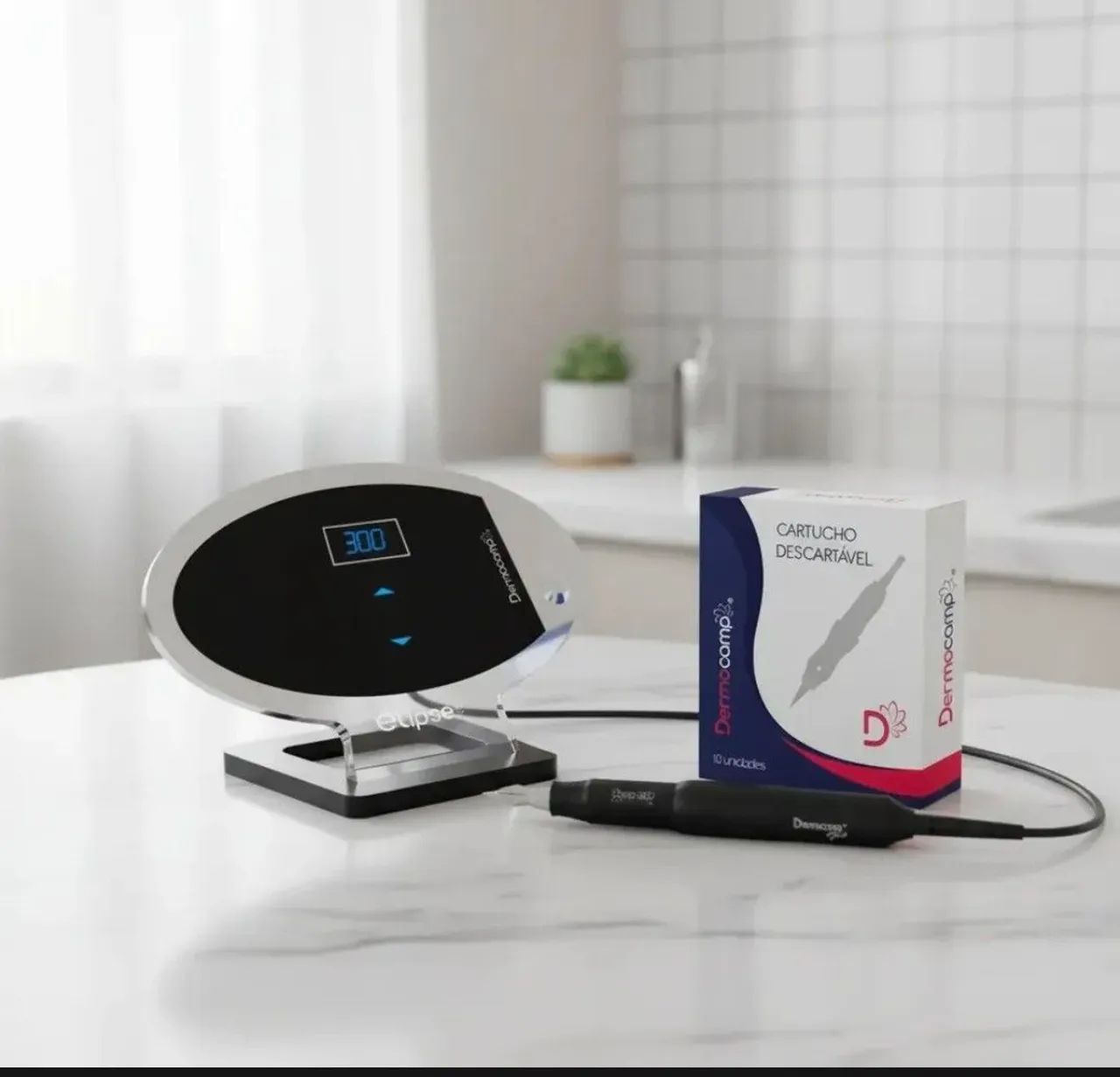 Dermografo Sharp 300 Pro NOVO + KIT Micropigmentacao labial