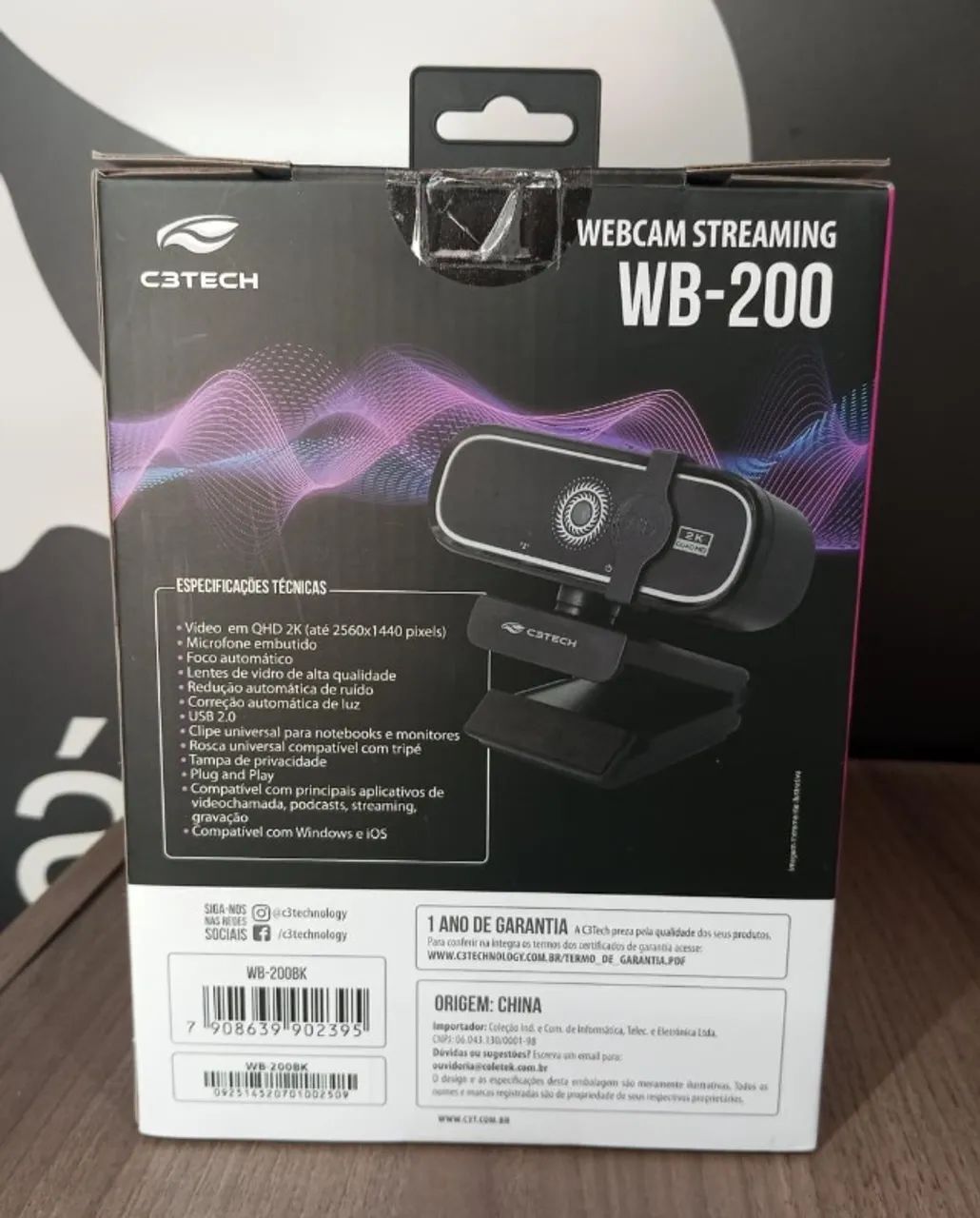 Webcam Streaming WB-200 C3tech - Foto 2