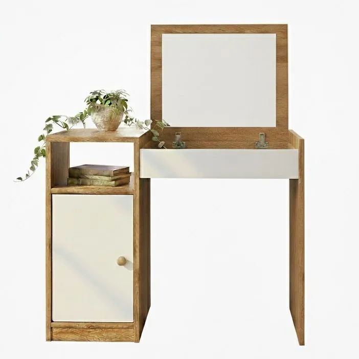 Penteadeira compacta com espelho interno - Foto 5