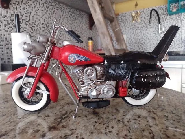 miniatura de moto com 36cm de comprimento linda leia - Foto 3