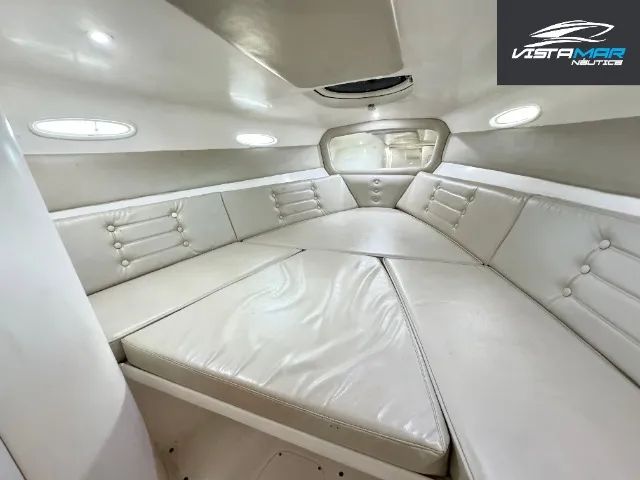 Lancha Real 30 pés com parelha Diesel (Ñ Focker, fs, nx, ventura, triton, coral, mestra) - Foto 2