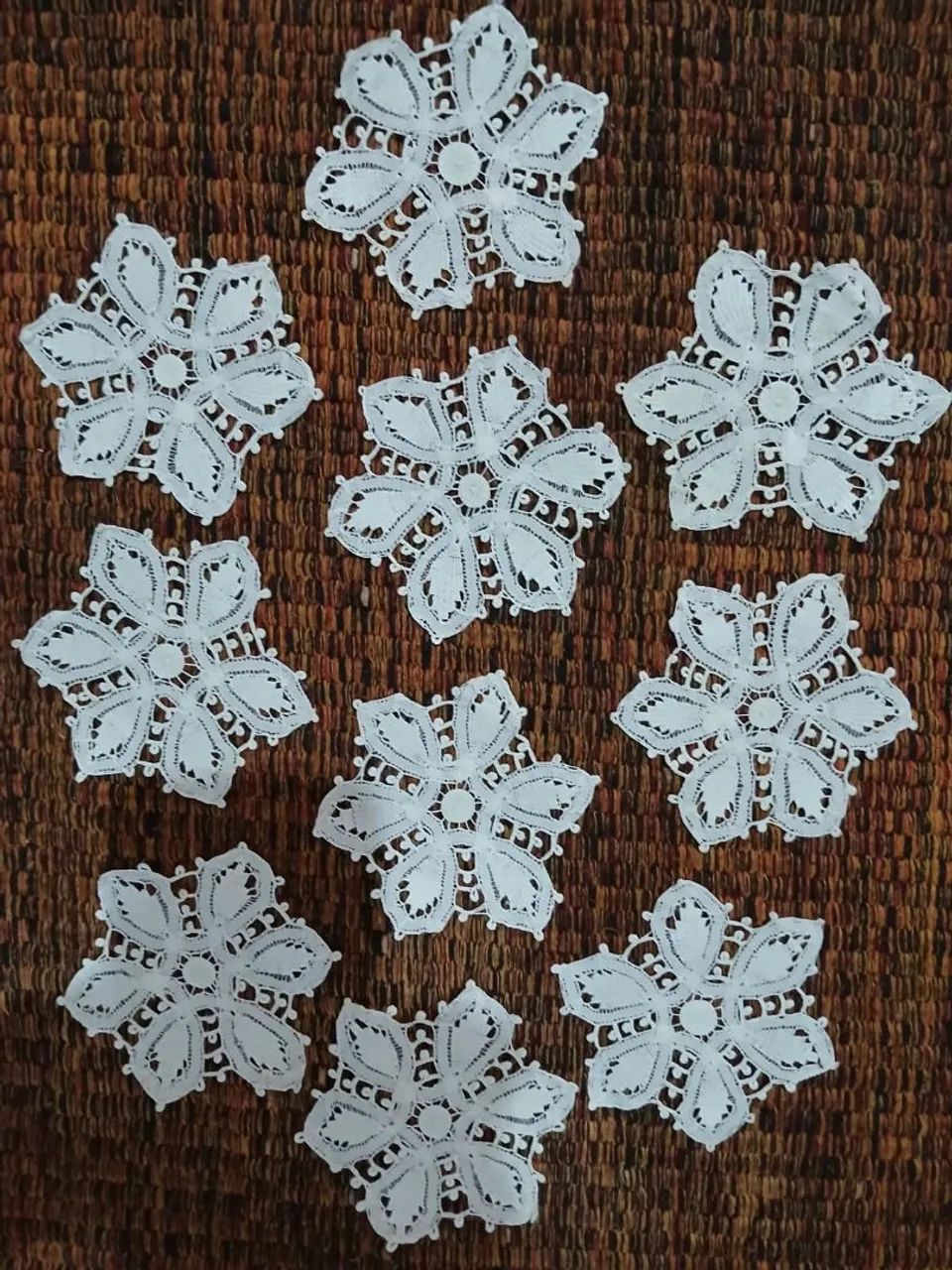 Lindas flores para apliques da renda renascença. - Foto 2