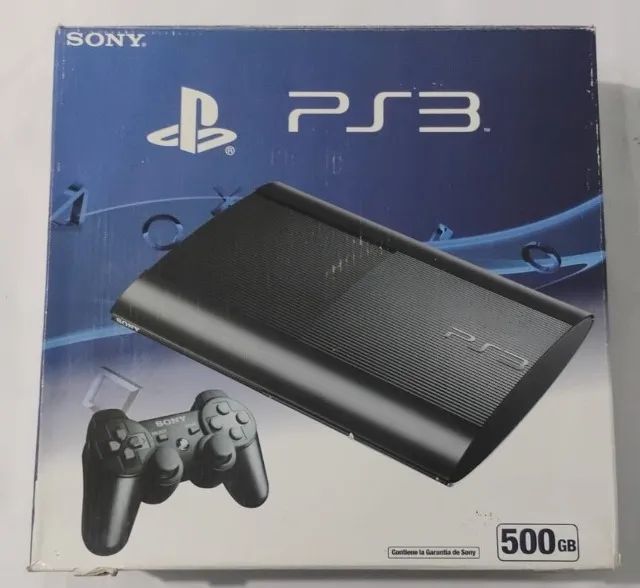 Caixa réplica PS3 Super Slim - Peças e Acessórios de Vídeo Game