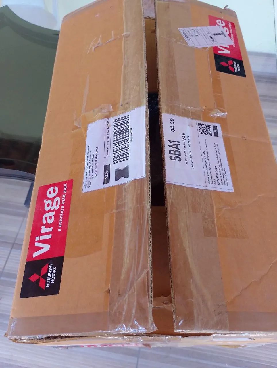 Kit correias originais Mitsubishi mais emblemas das quatro portas L200 Triton HPE. - Foto 5