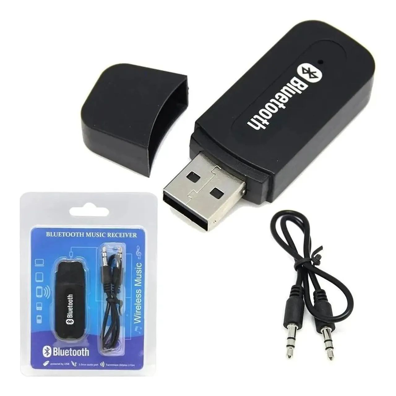 Receptor adaptador bluetooth p2 para som